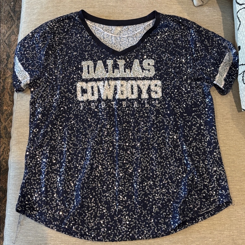 Dallas Cowboys Sequin T-Shirt
